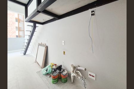 Cozinha de kitnet/studio à venda com 1 quarto, 30m² em Indianópolis, São Paulo