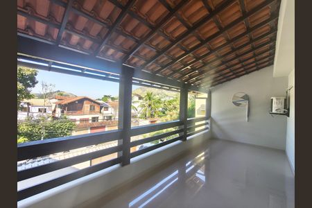 Varanda - Quarto 1 Suite de casa de condomínio à venda com 3 quartos, 220m² em Taquara, Rio de Janeiro