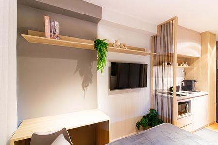 Studio à venda com 24m², 1 quarto e sem vaga Studio à venda com 24m², 1 quarto e sem vagaCozinha