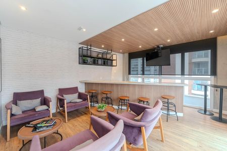 Studio para alugar com 26m², 1 quarto e sem vagaÁrea comum - Salão de festas