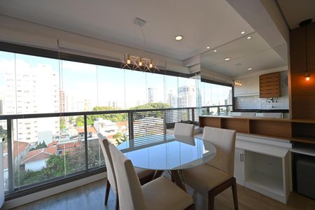 Varanda de apartamento à venda com 1 quarto, 49m² em Mirandópolis, São Paulo