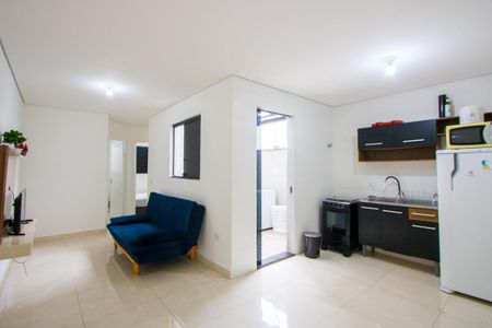 Sala de apartamento para alugar com 2 quartos, 43m² em Vila Príncipe de Gales, Santo André