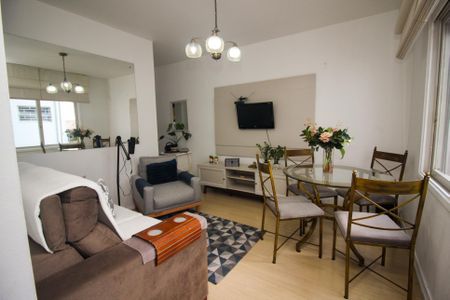 Sala de apartamento à venda com 1 quarto, 49m² em Jardim Botânico, Porto Alegre