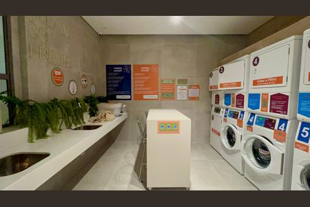 Studio para alugar com 26m², 1 quarto e sem vaga Studio para alugar com 26m², 1 quarto e sem vagaLavanderia