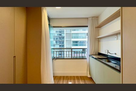 Detalhe de kitnet/studio para alugar com 1 quarto, 26m² em Pompeia, São Paulo