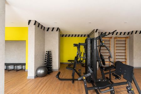 Apartamento para alugar com 34m², 1 quarto e sem vaga Apartamento para alugar com 34m², 1 quarto e sem vagaÁrea comum - Academia