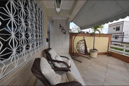 Varanda da Sala de casa à venda com 3 quartos, 272m² em Vila Valqueire, Rio de Janeiro