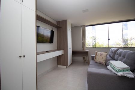 Sala de apartamento para alugar com 1 quarto, 65m² em Colônia Agrícola Vereda da Cruz, Brasília