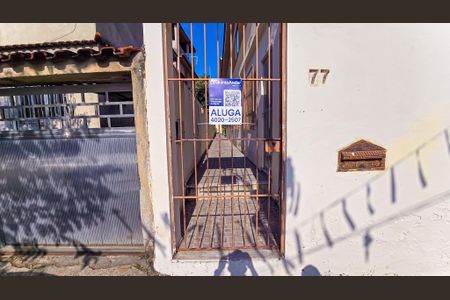 Apartamento para alugar com 37m², 1 quarto e sem vagaFachada com placa