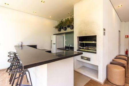 Studio à venda com 36m², 1 quarto e 2 vagas Studio à venda com 36m², 1 quarto e 2 vagasÁrea comum - Churrasqueira