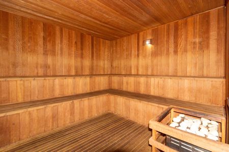 Studio à venda com 36m², 1 quarto e 2 vagas Studio à venda com 36m², 1 quarto e 2 vagasÁrea comum - Sauna