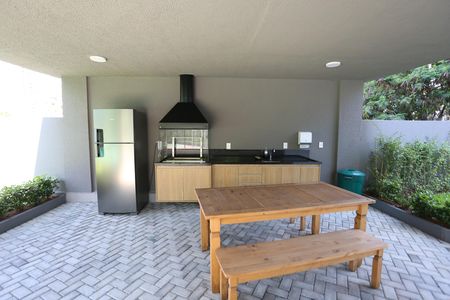 Studio para alugar com 38m², 1 quarto e 1 vaga Studio para alugar com 38m², 1 quarto e 1 vagaÁrea comum - Churrasqueira