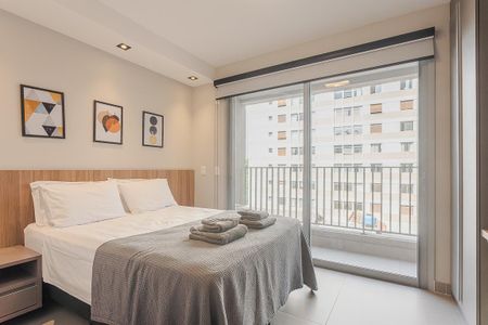 Quarto de apartamento para alugar com 1 quarto, 25m² em Jardim Paulistano, São Paulo