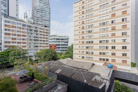 Vista da Varanda de apartamento para alugar com 1 quarto, 25m² em Jardim Paulistano, São Paulo