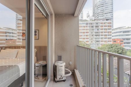 Varanda de apartamento para alugar com 1 quarto, 25m² em Jardim Paulistano, São Paulo