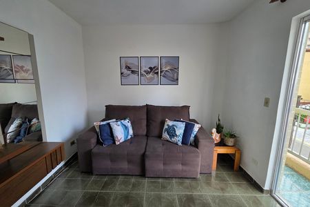 Sala de apartamento para alugar com 2 quartos, 80m² em Vila Caiçara, Praia Grande