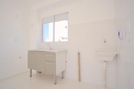 Apartamento para alugar com 36m², 2 quartos e 1 vagaCozinha e Área de Serviço
