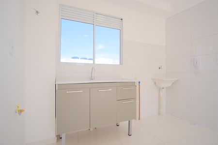 Apartamento para alugar com 36m², 2 quartos e 1 vagaCozinha e Área de Serviço