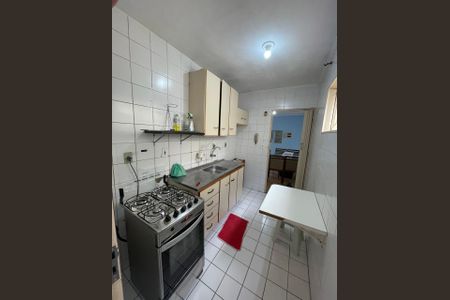 Cozinha de apartamento à venda com 2 quartos, 54m² em Jardim Santo André, Santo André