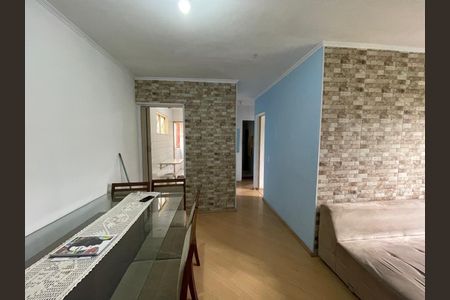 Sala de apartamento à venda com 2 quartos, 54m² em Jardim Santo André, Santo André