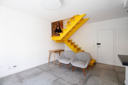 Apartamento para alugar com 80m², 1 quarto e 2 vagasSala