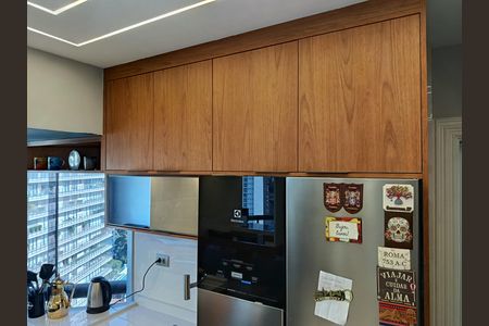 Apartamento para alugar com 85m², 1 quarto e 2 vagas Apartamento para alugar com 85m², 1 quarto e 2 vagasPavimento inferior - Cozinha