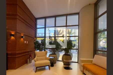Studio para alugar com 28m², 1 quarto e sem vaga Studio para alugar com 28m², 1 quarto e sem vagaHall Social