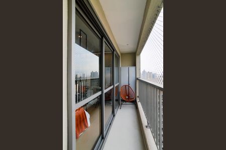 Varanda de kitnet/studio para alugar com 1 quarto, 28m² em Centro, Guarulhos