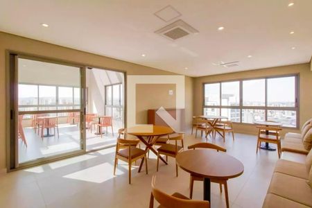 Studio para alugar com 28m², 1 quarto e sem vaga Studio para alugar com 28m², 1 quarto e sem vagaÁrea comum - Salão de festas