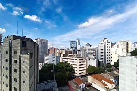 Vista do Dormitório de kitnet/studio para alugar com 1 quarto, 33m² em Bela Vista, São Paulo