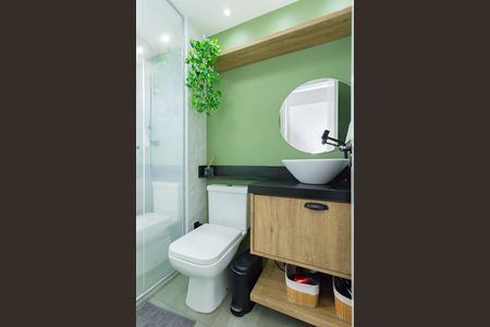Apartamento para alugar com 40m², 2 quartos e 1 vaga Apartamento para alugar com 40m², 2 quartos e 1 vagaBanheiro