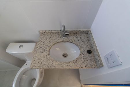 BANHEIRO SOCIAL de apartamento para alugar com 2 quartos, 49m² em Fazenda Santa Cândida, Campinas