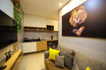 Sala/Cozinha de apartamento para alugar com 1 quarto, 30m² em Aricanduva, São Paulo