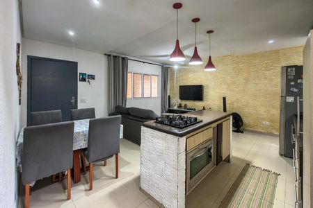 Sala de casa para alugar com 3 quartos, 150m² em Canto do Forte, Praia Grande