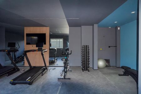 Apartamento para alugar com 43m², 2 quartos e sem vaga Apartamento para alugar com 43m², 2 quartos e sem vagaÁrea comum - Academia