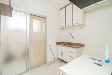 Cozinha de apartamento à venda com 1 quarto, 46m² em Brooklin, São Paulo