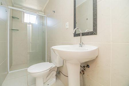 Banheiro de apartamento à venda com 1 quarto, 46m² em Brooklin, São Paulo