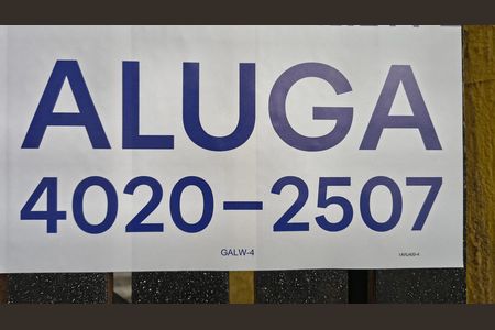 Studio para alugar com 40m², 1 quarto e sem vagaPlaquinha instalada GALW-4