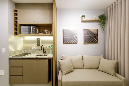 Apartamento para alugar com 26m², 1 quarto e sem vaga Apartamento para alugar com 26m², 1 quarto e sem vagaSala