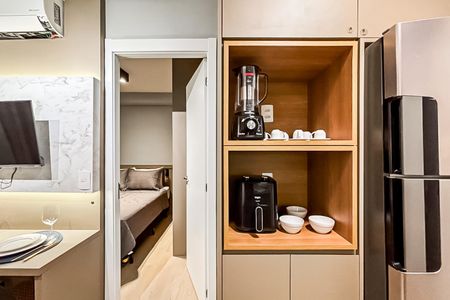 Apartamento para alugar com 26m², 1 quarto e sem vaga Apartamento para alugar com 26m², 1 quarto e sem vagaCozinha