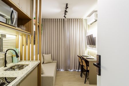 Apartamento para alugar com 26m², 1 quarto e sem vaga Apartamento para alugar com 26m², 1 quarto e sem vagaSala