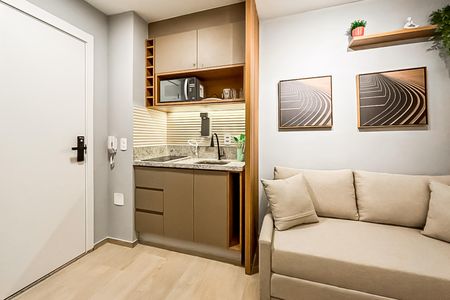 Apartamento para alugar com 26m², 1 quarto e sem vaga Apartamento para alugar com 26m², 1 quarto e sem vagaCozinha