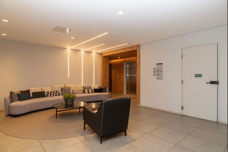 Studio para alugar com 25m², 1 quarto e 1 vaga Studio para alugar com 25m², 1 quarto e 1 vagaÁrea comum - Hall Social