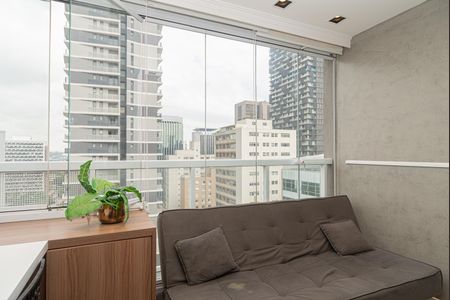 Studio para alugar com 25m², 1 quarto e 1 vaga Studio para alugar com 25m², 1 quarto e 1 vagaVaranda do Quarto