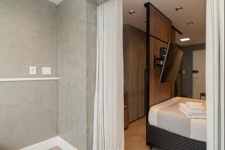 Studio para alugar com 25m², 1 quarto e 1 vaga Studio para alugar com 25m², 1 quarto e 1 vagaVaranda do Quarto