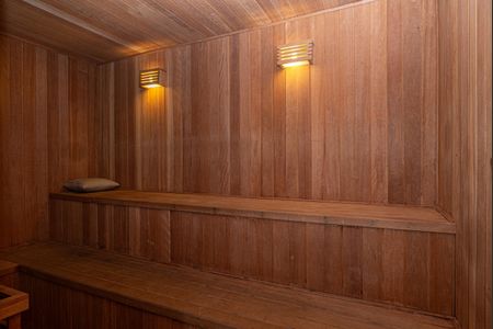 Studio para alugar com 25m², 1 quarto e 1 vaga Studio para alugar com 25m², 1 quarto e 1 vagaÁrea comum - Sauna