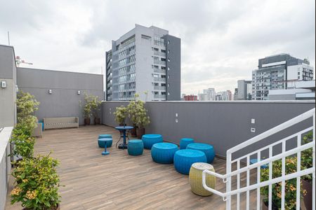 Studio para alugar com 25m², 1 quarto e 1 vaga Studio para alugar com 25m², 1 quarto e 1 vagaÁrea comum - Terraço