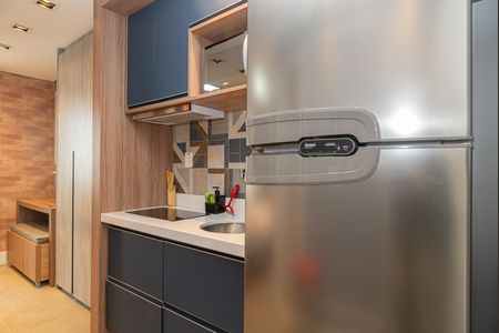 Studio para alugar com 25m², 1 quarto e 1 vaga Studio para alugar com 25m², 1 quarto e 1 vagaCozinha