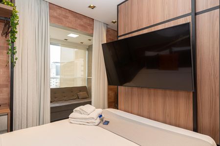 Studio para alugar com 25m², 1 quarto e 1 vaga Studio para alugar com 25m², 1 quarto e 1 vagaQuarto