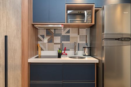Studio para alugar com 25m², 1 quarto e 1 vaga Studio para alugar com 25m², 1 quarto e 1 vagaCozinha